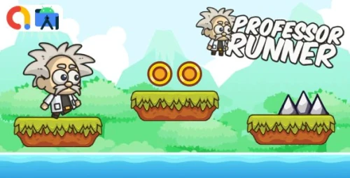 Professor Runner Android Studio Game with AdMob + Ready to Publish