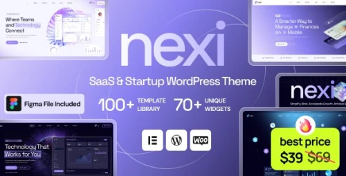 Nexi - SaaS & Technology WordPress Theme
