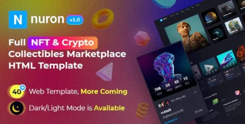 Nuron - NFT Marketplace HTML Template