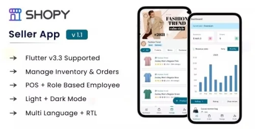 Shopy - Seller Flutter App