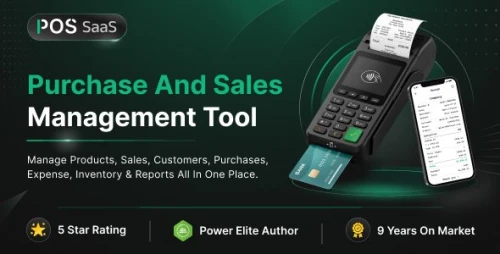 Pos SaaS - POS (Point Of Sale) System for Inventory Management, Billing, Invoice and Purchase