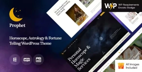 Prophet - Horoscope,Astrology &amp; Fortune Telling WordPress Theme