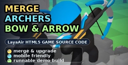 HTML5 Game :[Merge Archers Bow and Arrow]
