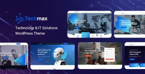Techmax - IT Solutions & Technology WordPress Theme