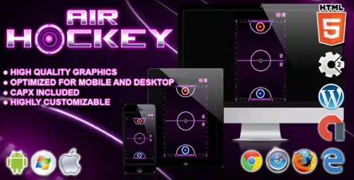 Air Hockey - HTML5 Construct 2 Game