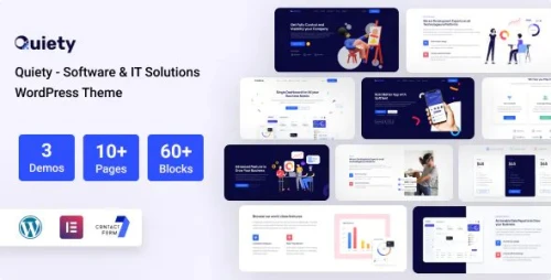 Quiety – Software & IT Solutions WordPress Theme