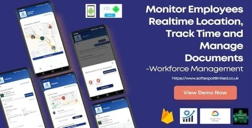 Officiated v1 : Monitor Employees Realtime Location, Track Time and Manage Documents in Real time.