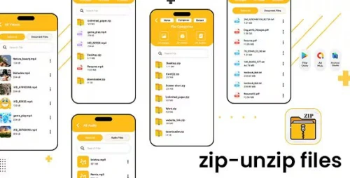 Zip File Reader - Zip and Unzip Tool - RAR Reader - Unarchive - Zip File opener for Android