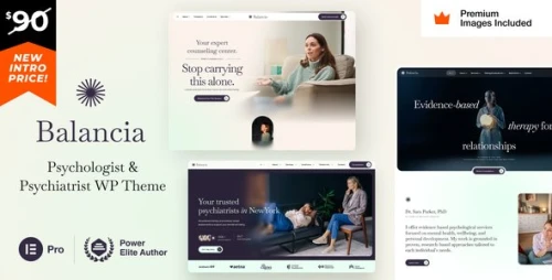 Balancia - Psychology Counseling & Psychiatrist WordPress Theme