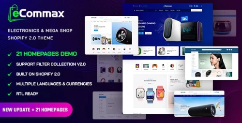 Ecommax - Electronics & Multi-Purpose Shopify Theme