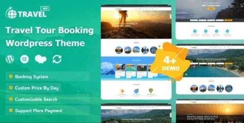 Travel Tour Booking WordPress Theme - Travel WP