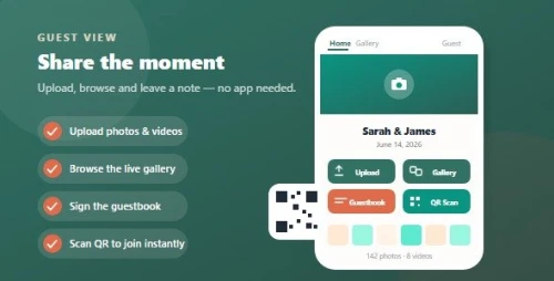 EventShare – Event Photo Sharing With Guestbook & Slideshow