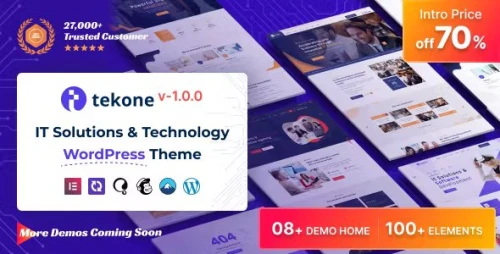 Tekone - IT Solutions & Technology WordPress Theme