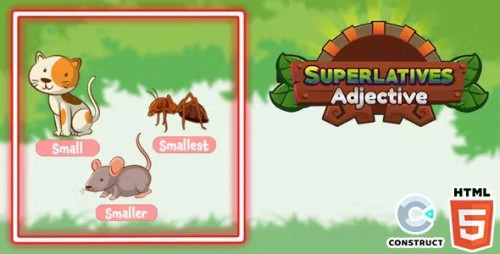 Superlatives Adjective - HTML5 Game - Construct 3
