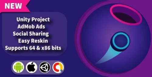 Hit The Hole 3D - Unity Game Template + Admob + Gdpr