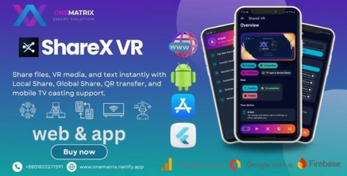 NexaDrop VR Flutter application with web sharing features.