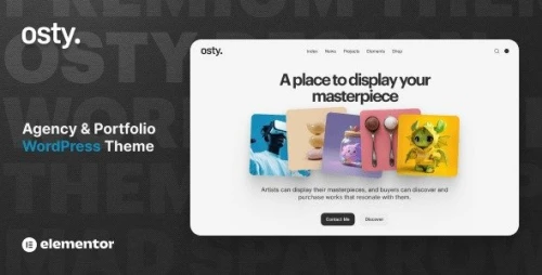 Osty – Creative Agency and Portfolio Theme