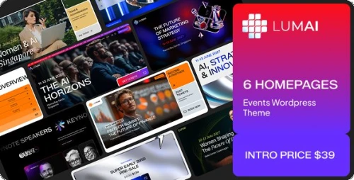 Lumai – Events & Conference WordPress Theme