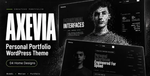 Axevia – Personal Portfolio WordPress Theme