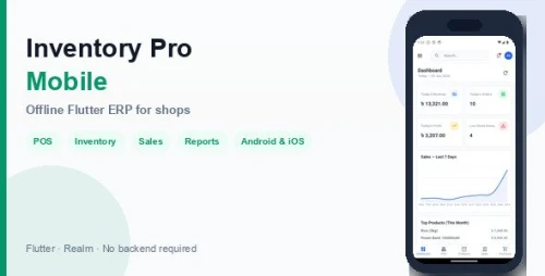 Inventory Shop — Stock Management Mobile App (Flutter)