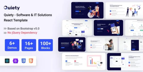 Quiety – Software & IT Solutions React Template