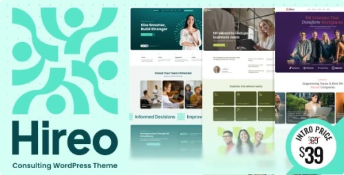 HIREO – Consulting WordPress Theme