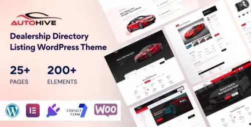 Autohive - Car Dealer &amp; Rental WordPress Theme