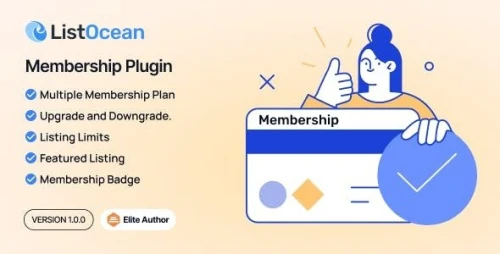 Membership Plugin - Listocean Classified Ads Listing Marketplace Platform