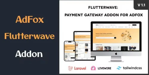 Flutterwave: Payment Gateway Addon for Adfox