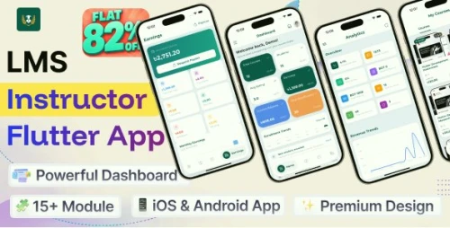 EduEx LMS | Instructor eLearning Flutter Full Application
