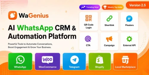 WaGenius - AI WhatsApp CRM & Automation Platform