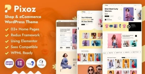 Pixoz - Fashion Shop & eCommerce WordPress Theme
