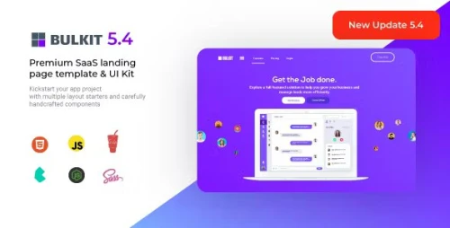 Bulkit - Saas Landing Pages