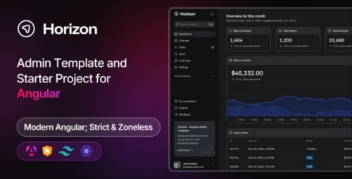 Horizon - Angular Admin Template