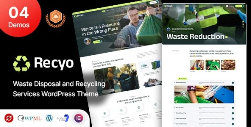 Recyo - Recycling & Waste Management WordPress Theme