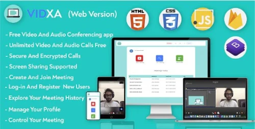 Vidxa (WEB) - Free Video Conferencing for Live Class, Meeting, Webinar, Online Training