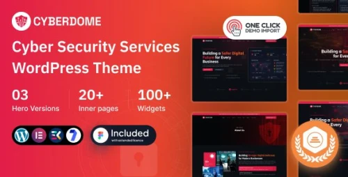 CyberDome - Cyber Security Services WordPress Theme