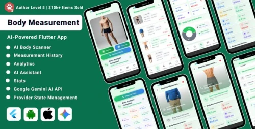 SizeWise | AI Body Measurement Flutter Mobile App