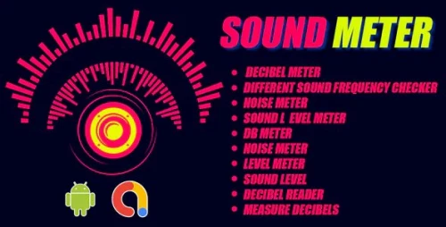 Sound Meter - Decibel meter & Noise meter - Sound Meter - Sound detector - Android App - Admob ads