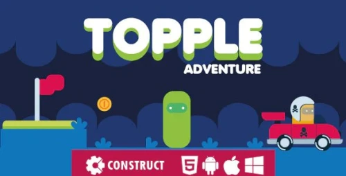 Topple Adventure - HTML5 Mobile Game