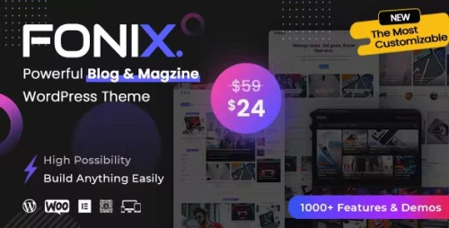 Fonix - Newspaper &amp; Magazine WordPress Theme