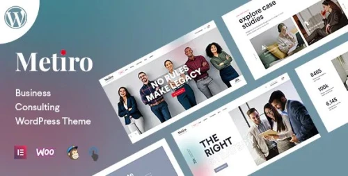 Metiro - Business Consulting WordPress Theme