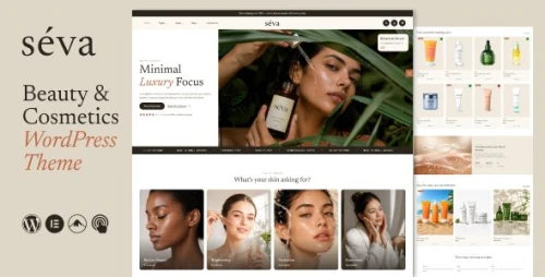 Seva - Beauty Cosmetics WordPress Theme