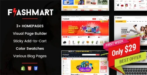 FlashMart - Responsive Multipurpose Sections Shopify Theme