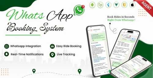 WhatsApp Ride Booking Add-on for Rydex & Restart