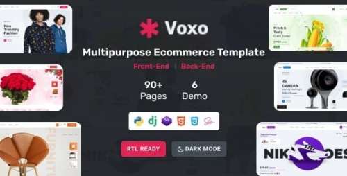 Voxo - Multivendor Ecommerce Django Template Full Script