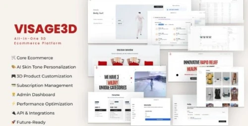 3D Product Customization – Full Ecommerce Solution with Admin Dashboard