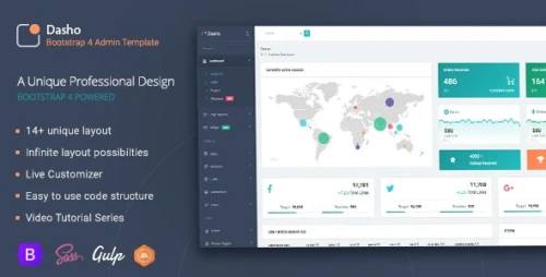 Dasho Bootstrap Admin Template