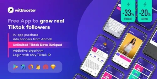 WitBooster - Free App to grow real Tiktok video followers for Android