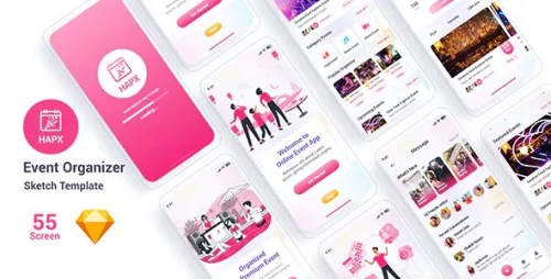 Hapx – Event Organizer Sketch Template